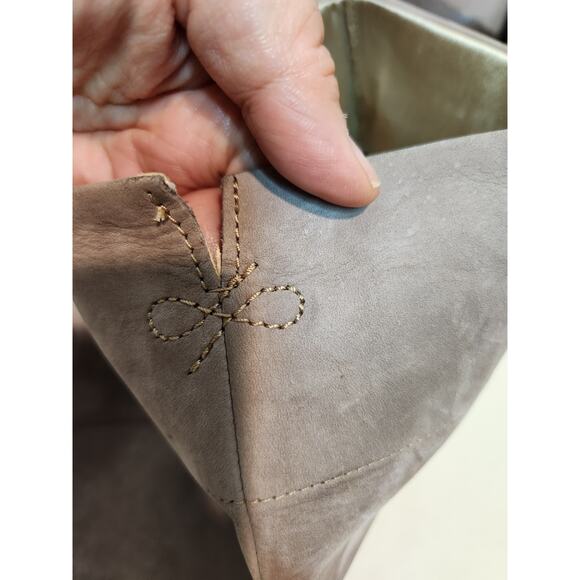 Timberland Taupe Suede Heeled‎ Boots Size 8 Knee High Stacked Heel A2660 - Picture 11 of 13